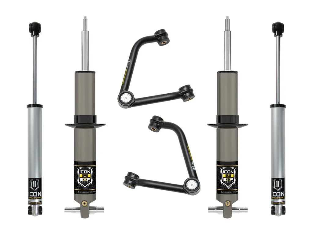 Icon 19-23 Gm 1500 2.375-3.75" Lift Stage 2 Exp Suspension System Tubular 1