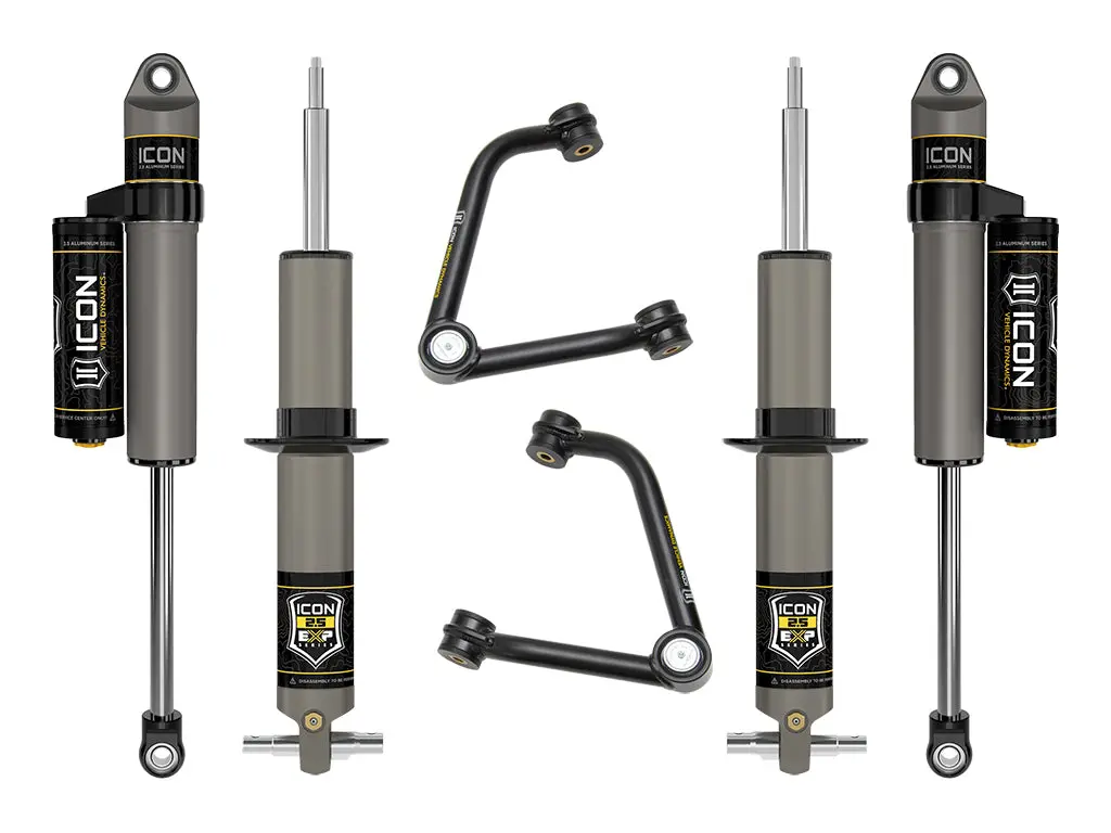Icon 19-23 Gm 1500 2.375-3.75" Lift Stage 3 Exp Suspension System Tubular 1