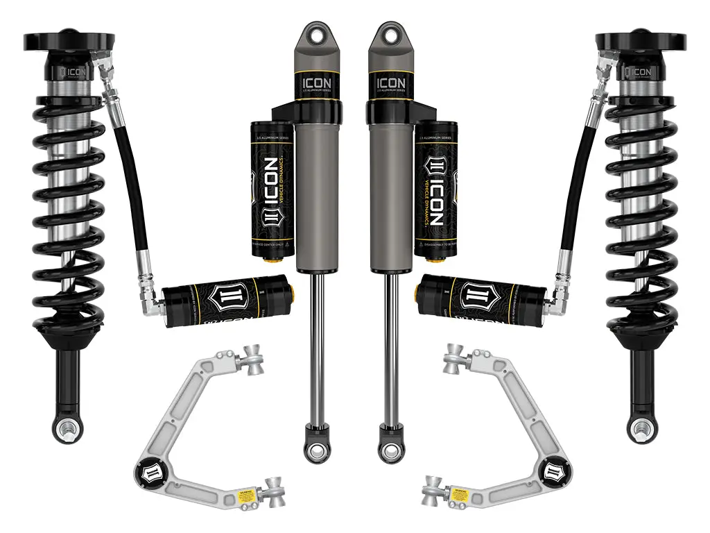 Icon 2023-2024 Chevrolet Colorado Wt Lt & Z71 1.75-2.5" Lift Stage 4 Suspension System W/ Billet Upper Control Arms 1