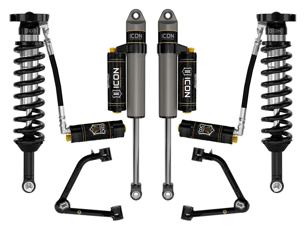 Icon 2023-2024 Gmc Canyon At4 Denali & Elevation/Chevrolet Colorado Trail Boss 1.75-2.5" Lift Stage 5 Suspension System W/ Tubular Upper Control Arms 1