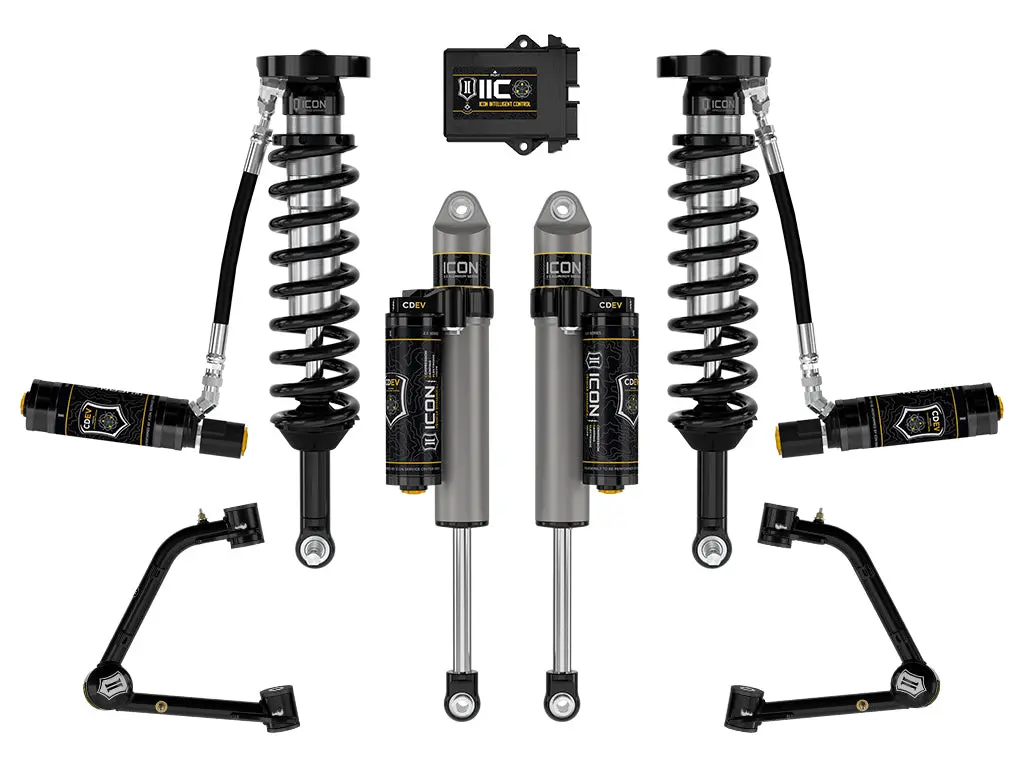 Icon 2023 Gmc Canyon At4 Denali & Elevation/Chevrolet Colorado Trail Boss 1.75-2.5" Lift Stage 6 Suspension System W/ Tubular Upper Control Arms 1