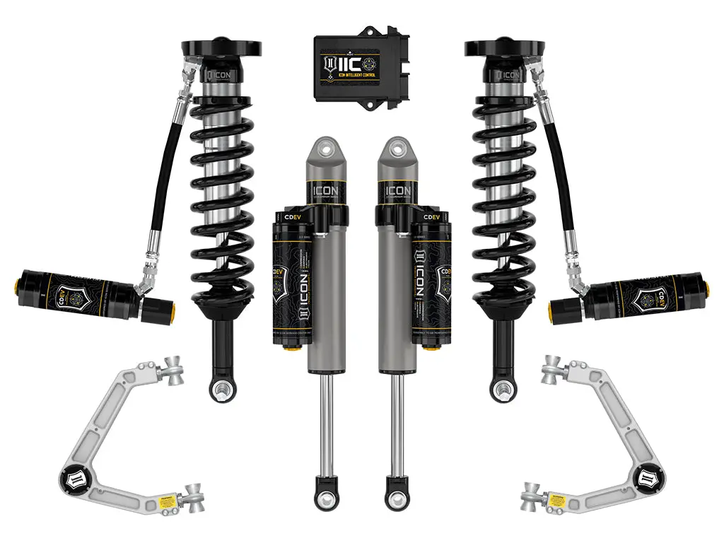 Icon 2023-2024 Chevrolet Colorado Wt Lt & Z71 1.75-2.5" Lift Stage 6 Suspension System W/ Billet Upper Control Arms 1