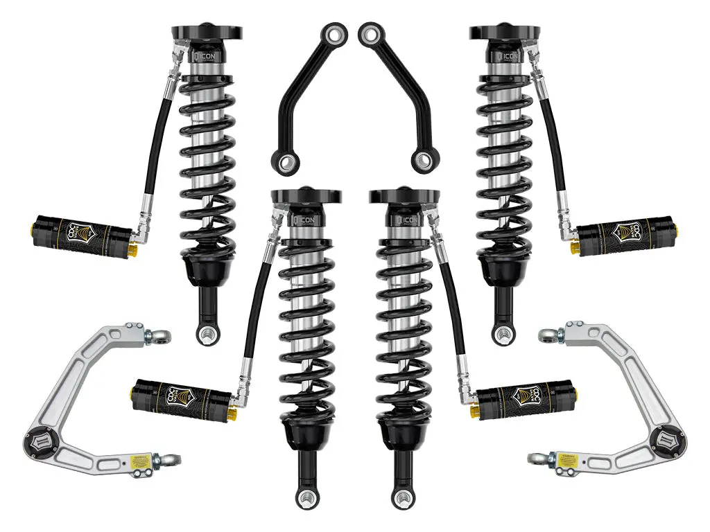 Icon 2021-2023 Chevrolet Tahoe & Suburban/2021-2023 Gmc Yukon & Yukon Xl 2.5-3.25" Lift Stage 4 Suspension System Billet Uca 1