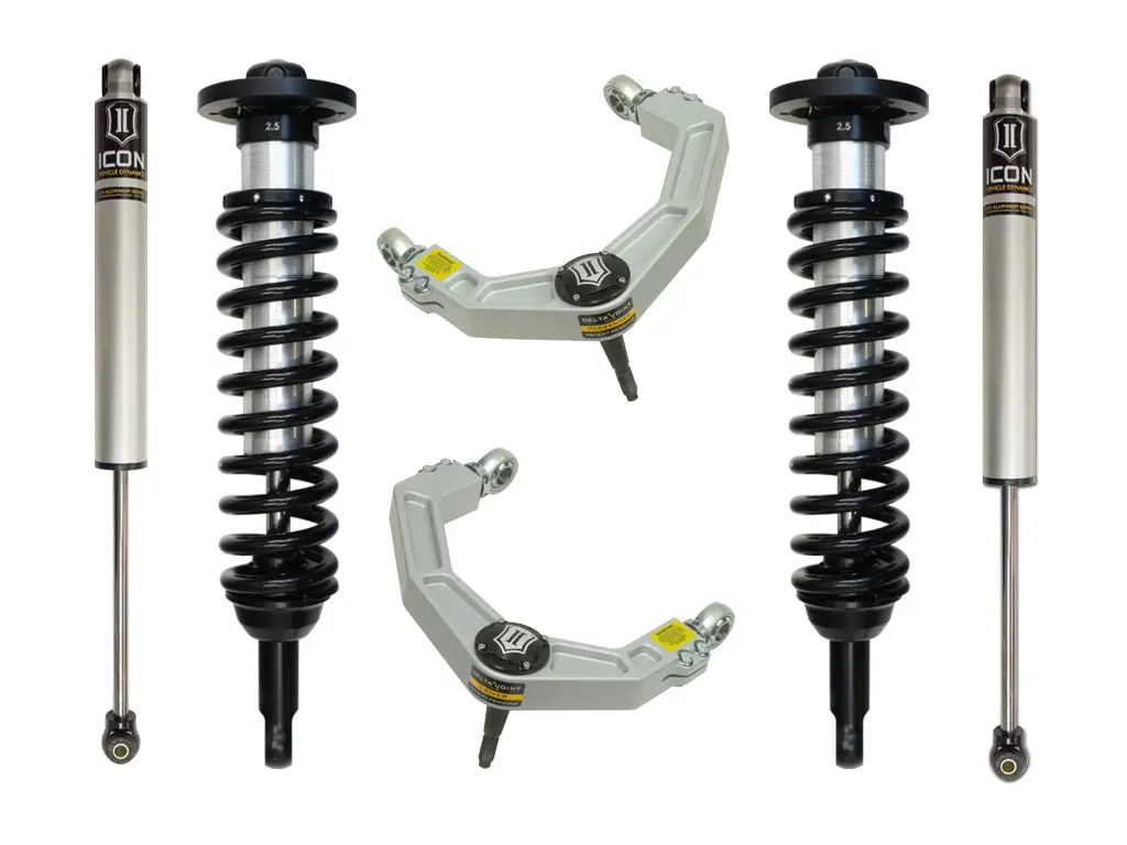 09-13 Ford F150 4Wd 0-2.63" Stage 2 Suspension System W Billet Uca 1