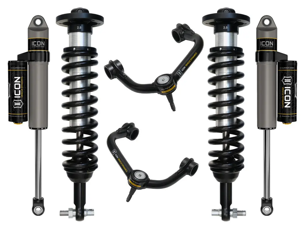 Icon 21-23 Ford F150 4Wd 0-2.75" Lift Stage 3 Suspension System Tubular Uca 1