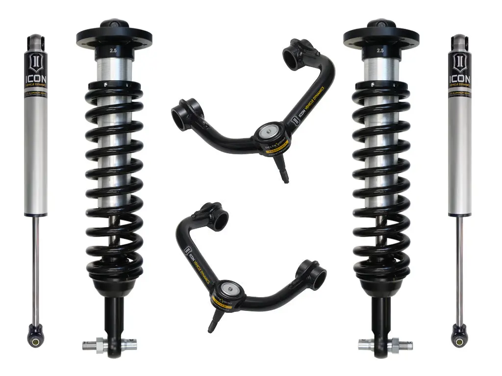 Icon 21-23 Ford F150 2Wd 0-3" Lift Stage 2 Suspension System Tubular Uca 1