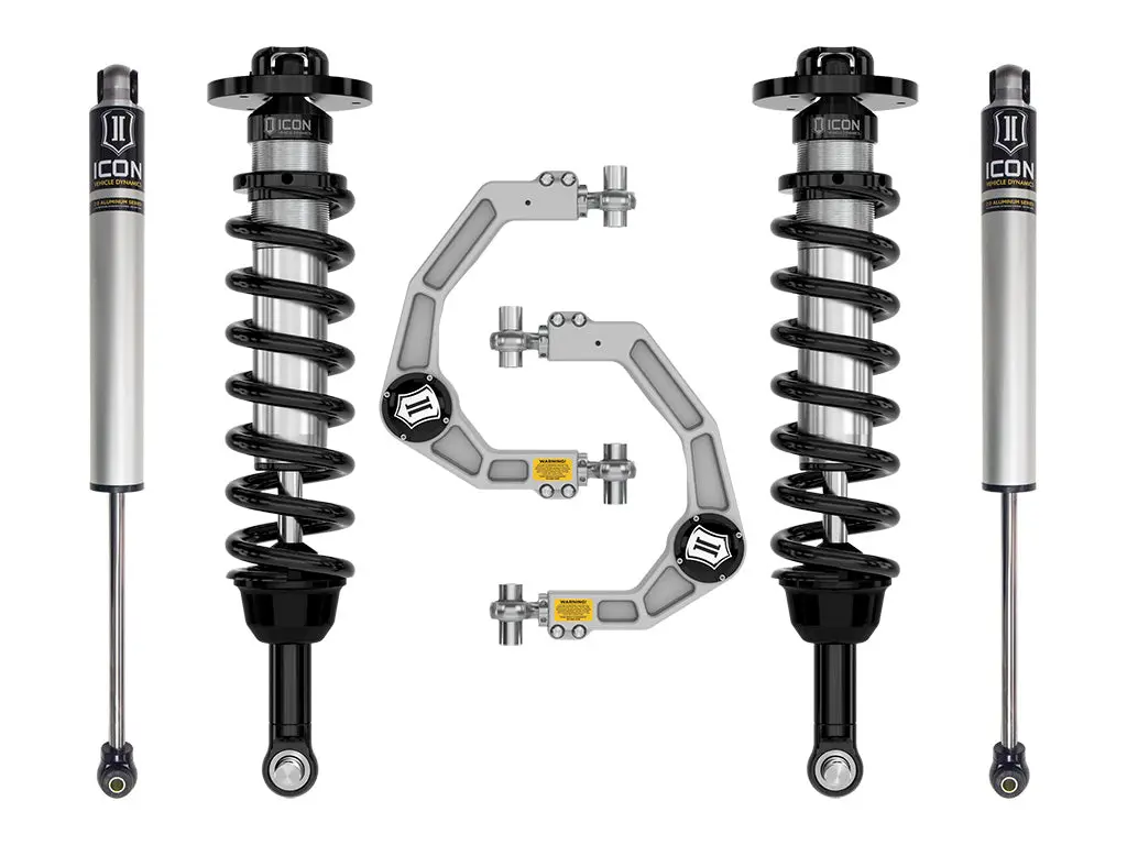 Icon 2021-2023 Ford F-150 4Wd 2.75-3.5" Lift Stage 1 Suspension System Billet Uca 1