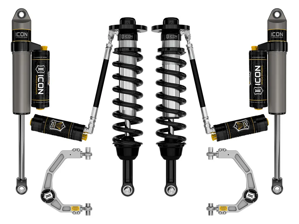 Icon 2021-2023 Ford F-150 4Wd 2.75-3.5" Lift Stage 4 Suspension System Billet Uca 1