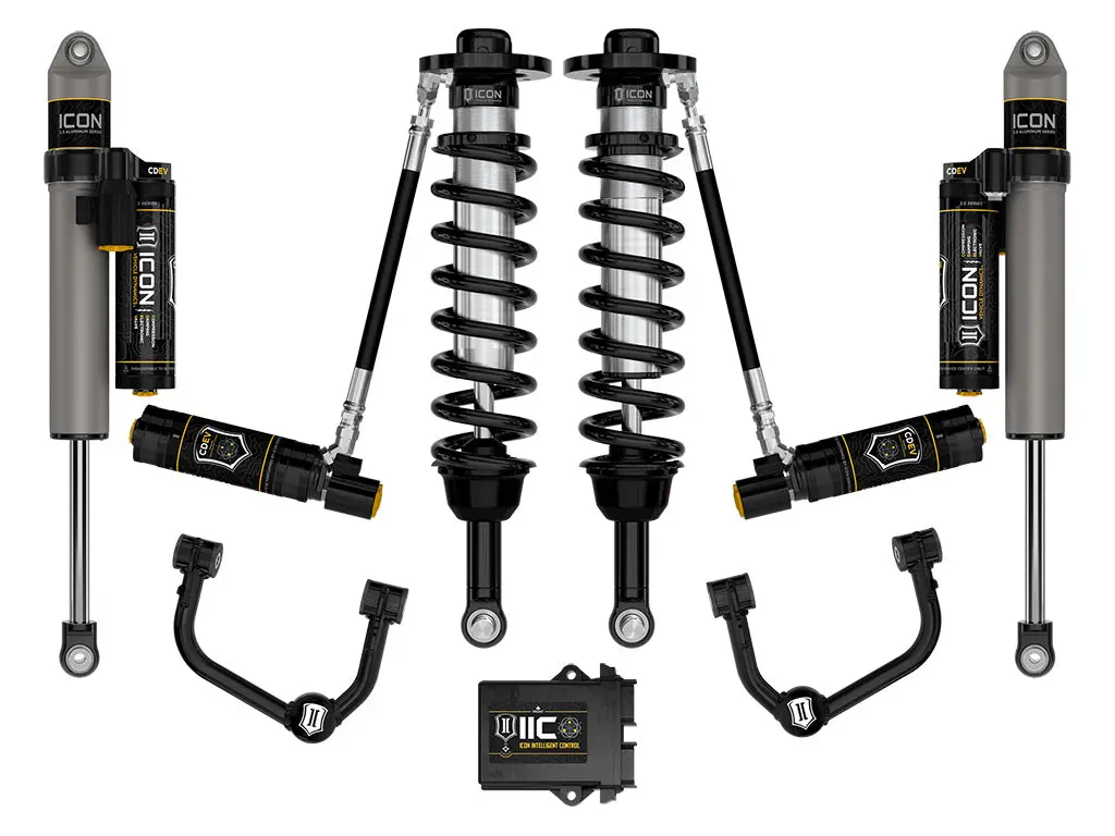 Icon 2021-2023 Ford F-150 4Wd 2.75-3.5" Lift Stage 5 Suspension System Tubular Uca 1