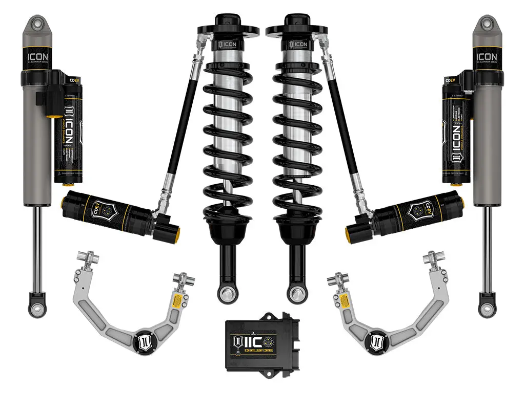 Icon 2021-2023 Ford F-150 4Wd 2.75-3.5" Lift Stage 5 Suspension System Billet Uca 1