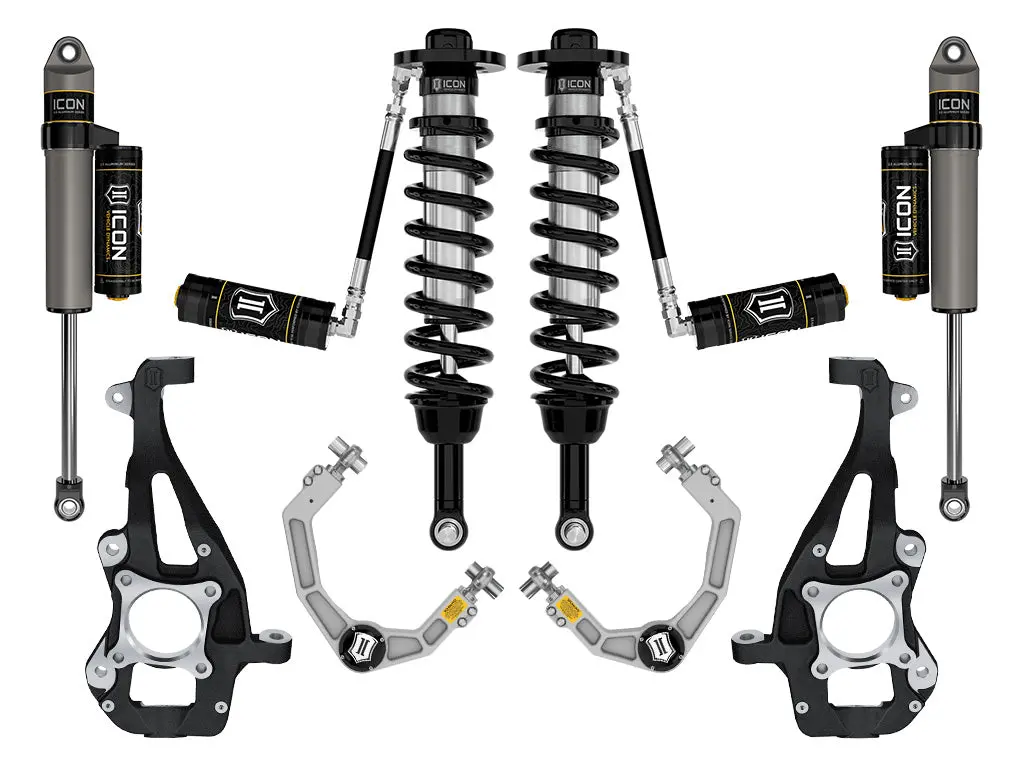 Icon 2021-2023 Ford F-150 4Wd 3.5-4.5" Lift Stage 3 Suspension System Billet Uca 1