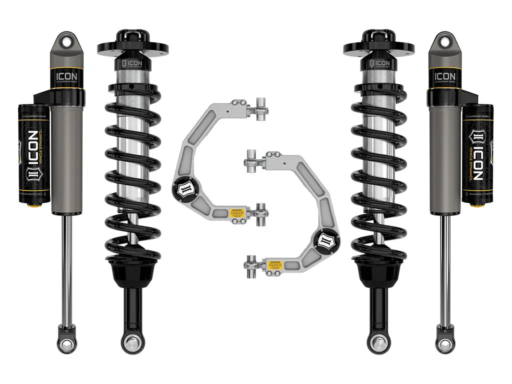 Icon 2021-2023 Ford F-150 Tremor 2.5-3" Lift Stage 2 Suspension System Billet Uca 1