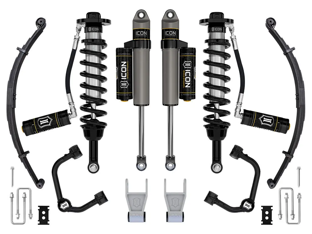 Icon 2021-2023 Ford F-150 Tremor 2.5-3" Lift Stage 3 Suspension System Tubular Uca W/ Leaf Packs 1