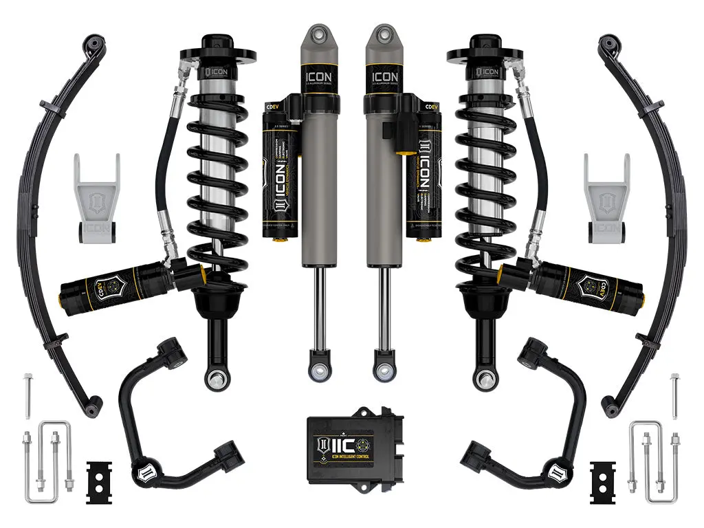 Icon 2021-2023 Ford F-150 Tremor 2.5-3" Lift Stage 5 Suspension System Tubular Uca W/ Leaf Packs 1