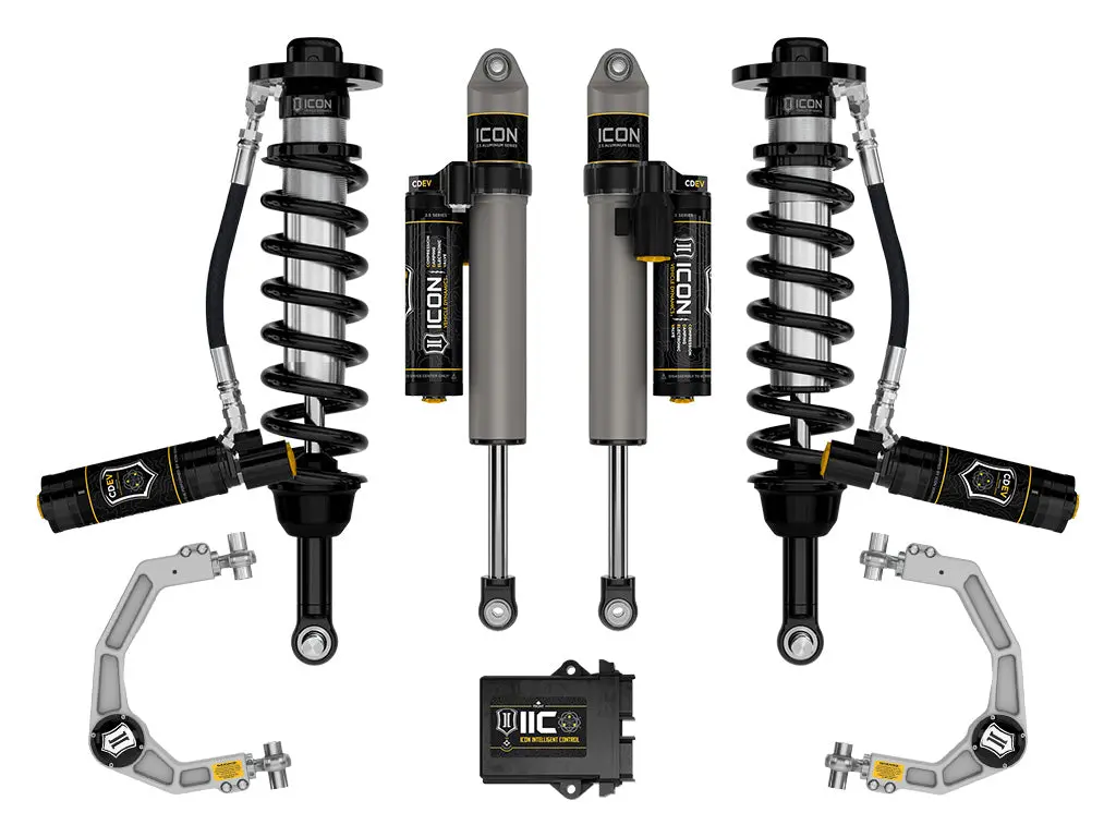 Icon 2021-2023 Ford F-150 Tremor 2.5-3" Lift Stage 5 Suspension System Billet Uca 1