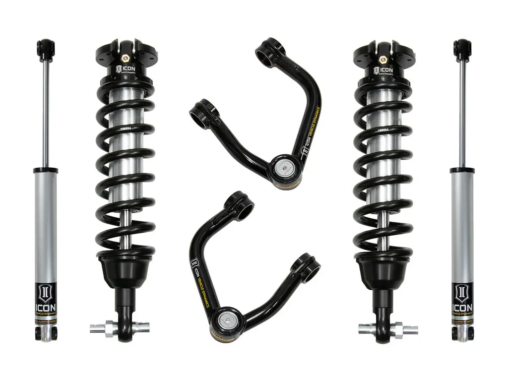 Icon 19-21 Ford Ranger 0-3.5" Lift Stage 2 Susp System Tubular Uca Al Knuckle 1