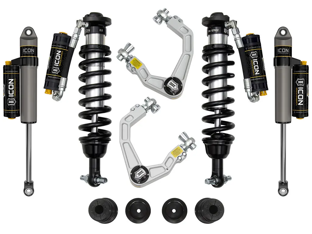 Icon 20-23 Ford Ranger 0-3.5" Lift Stage 5 Susp Sys Billet Uca Steel Knuckle 1