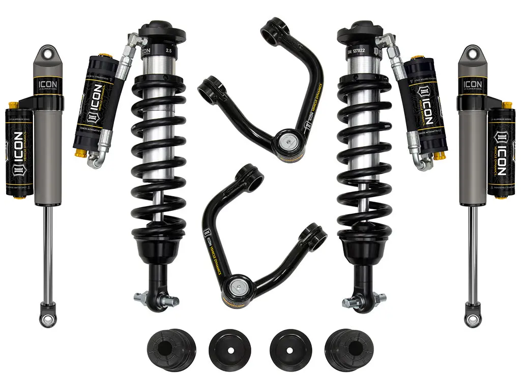 Icon 20-23 Ford Ranger 0-3.5" Lift Stage 5 Susp Sys Tubular Uca Steel Knuckle 1