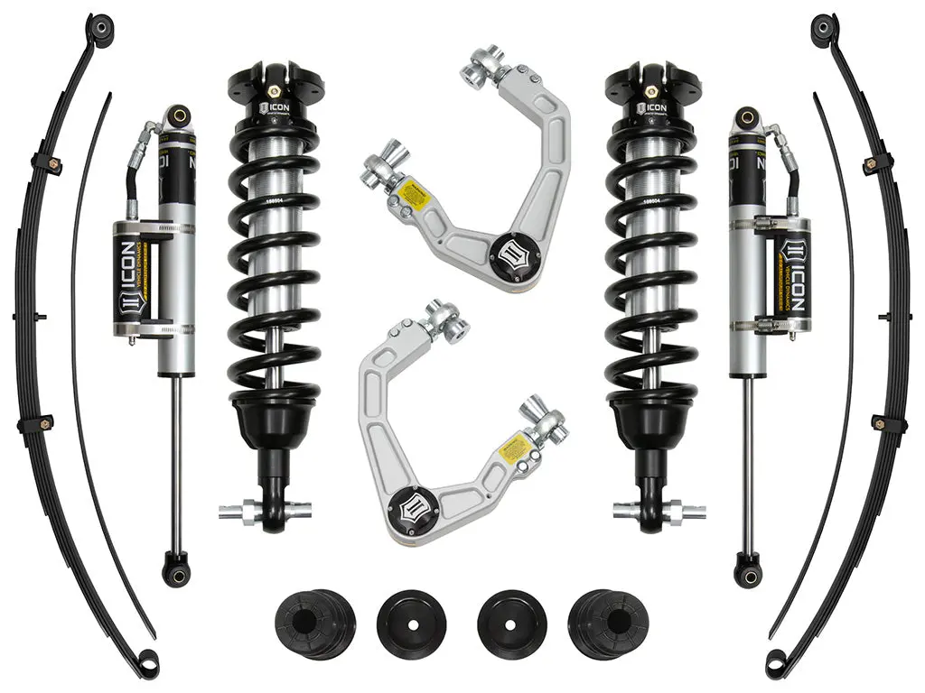 Icon 20-23 Ford Ranger 0-3.5" Lift Stage 6 Susp Sys Billet Uca Steel Knuckle 1