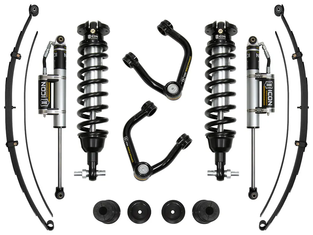 Icon 19-21 Ford Ranger 0-3.5" Lift Stage 6 Susp System Tubular Uca Al Knuckle 1