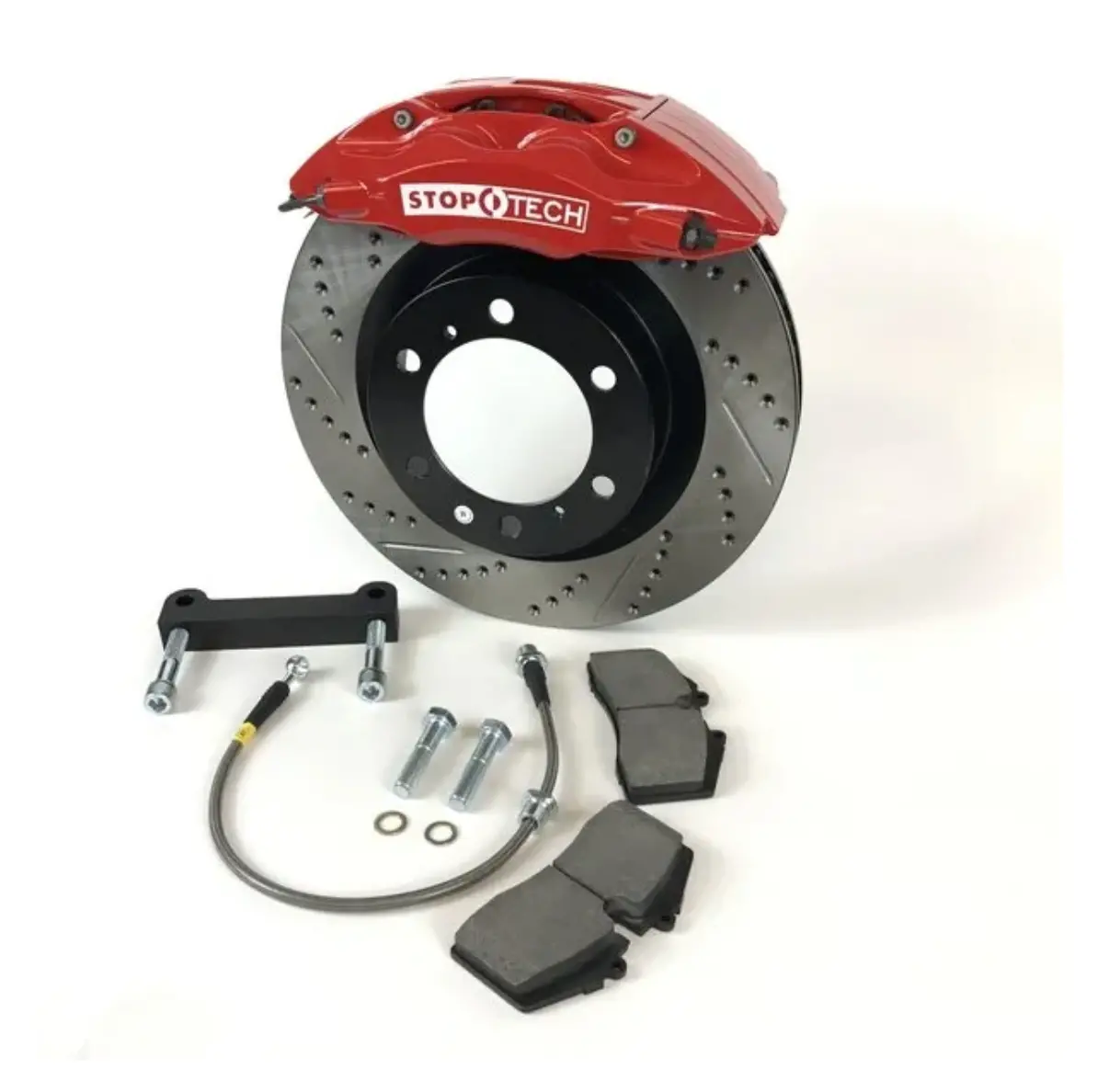 Blue -Tr.341.4.Ta 2005-08 Tacoma 4 Piston Rear Big Brake Kit Disc Conversion With Optional Parking Brake Fits 17" Or Larger Wheels 6
