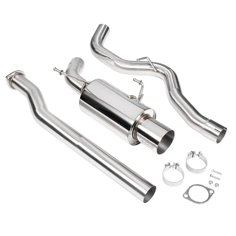 Dc Sports Catback Single Canister Exhaust (15-21 Subaru Wrx/Sti) 1