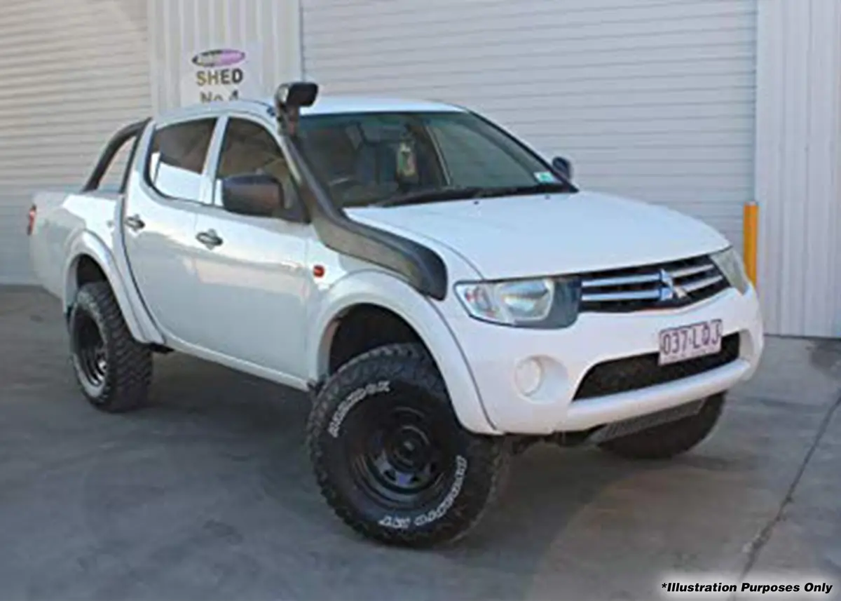 Dobinsons Snorkel Kit For Mitsubishi Triton L200 Ml/Mn 2.5L & 3.2L Diesel - Right Side Mount (Suits Models With Flares Only) - Sn43-3329 1