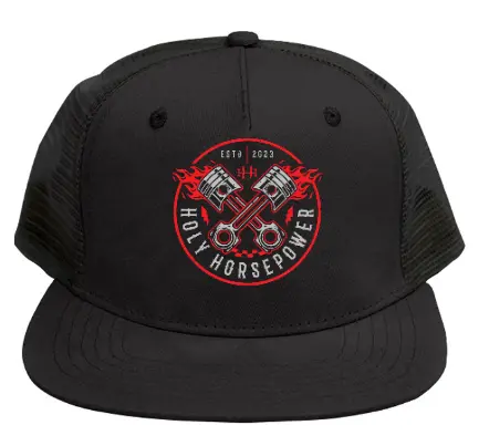 Holy Horsepower Snapback Trucker Hat 1