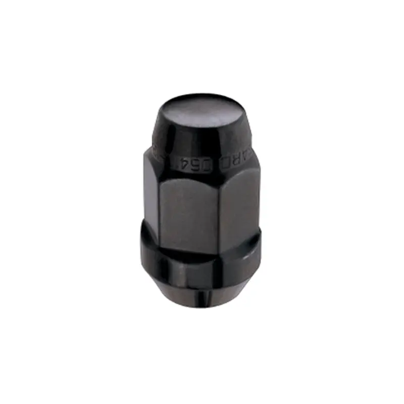 Mcgard Hex Lug Nut (Cone Seat Bulge Style) M12x1.5 / 3/4 Hex / 1.45In. Length (Box Of 144) - Black 1