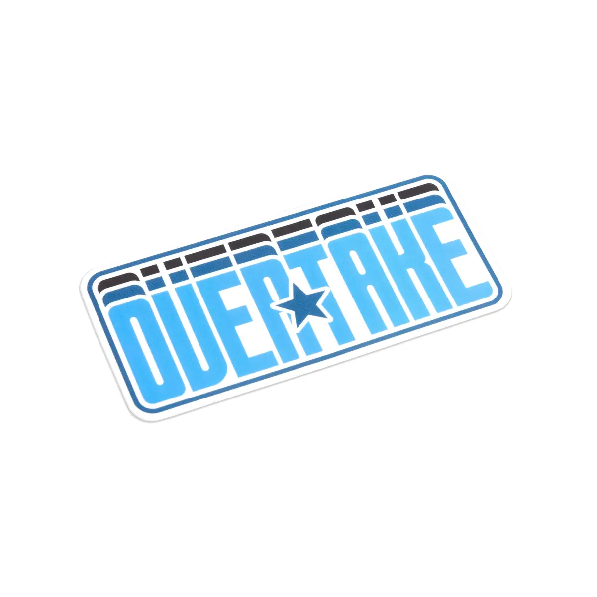 Overtake Block Fade Sticker 1