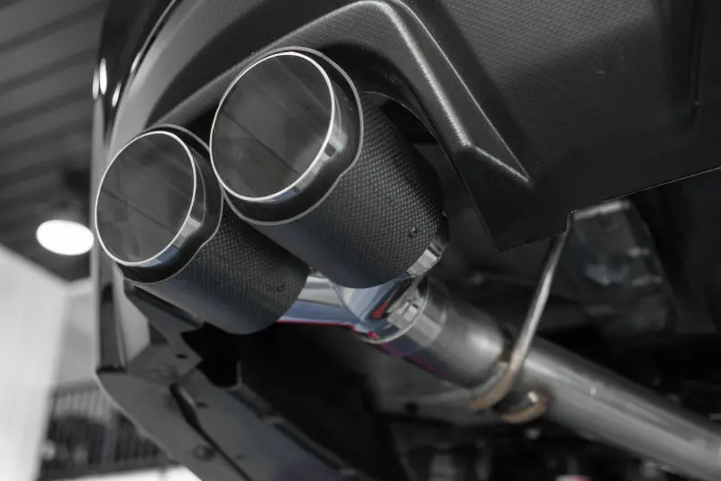 Mbrp 15-19 Subaru Wrx 2.0L/Sti 2.5L 3In Dual Split Rear Exit W/ 3.5In Cf Tips - T304 (Race Version) 1