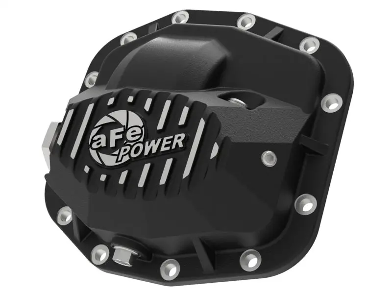 Afe Power Black Front Differential Cover For 2018–Present Jeep Wrangler Jl (V6 3.6L, Dana M186 Axle) 1
