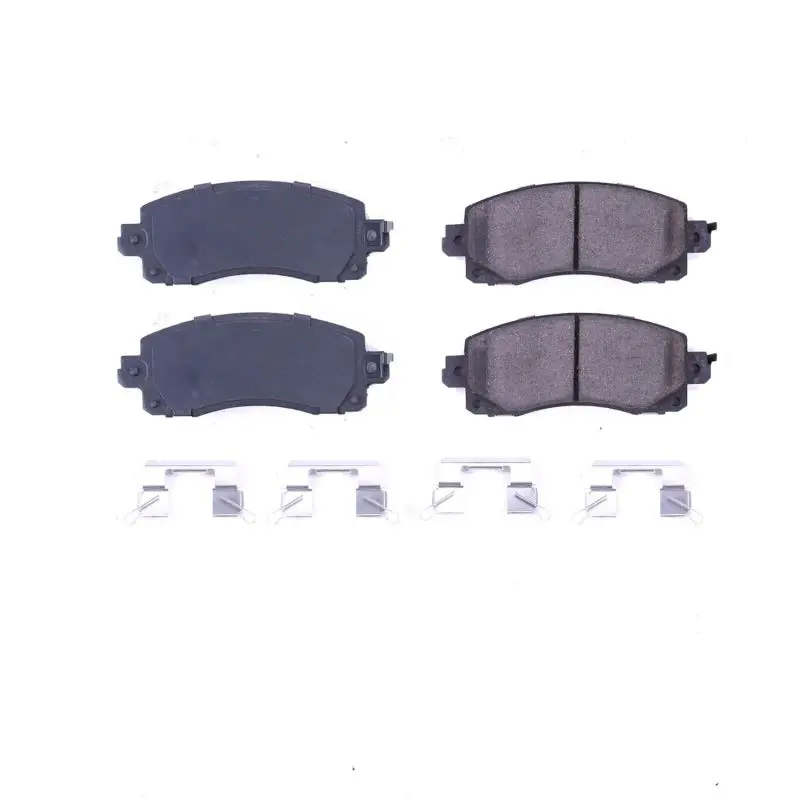 Power Stop 18-19 Subaru Crosstrek Front Z17 Evolution Ceramic Brake Pads W/Hardware 1