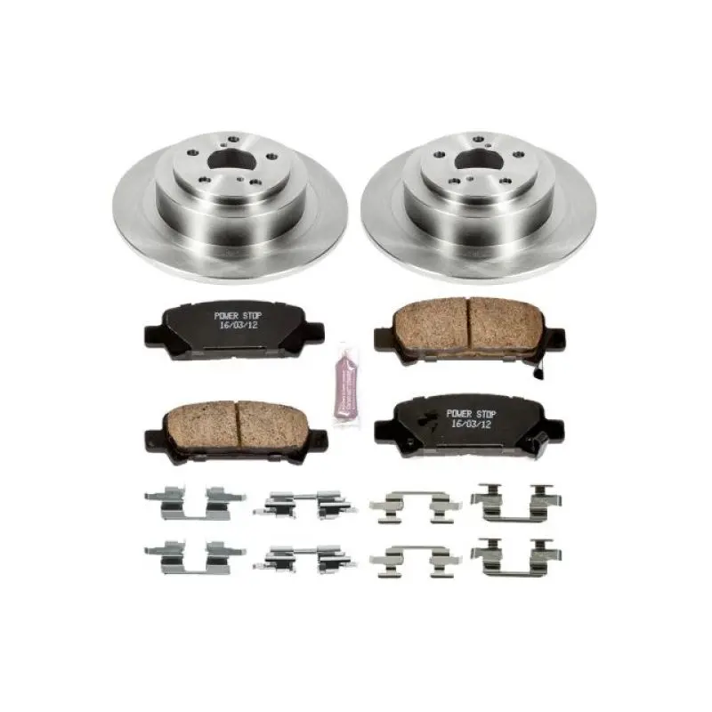 Power Stop 03-06 Subaru Baja Rear Autospecialty Brake Kit 1