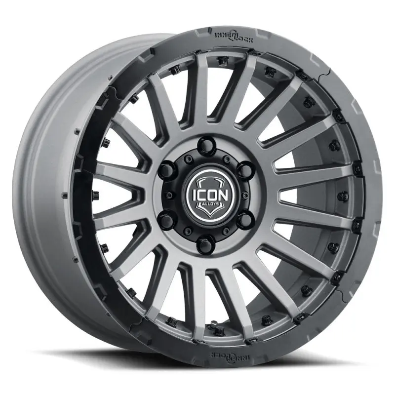 Icon Recon Pro 17X8.5 6 X 5.5 25Mm Offset 5.75In Bs Charcoal Wheel 1