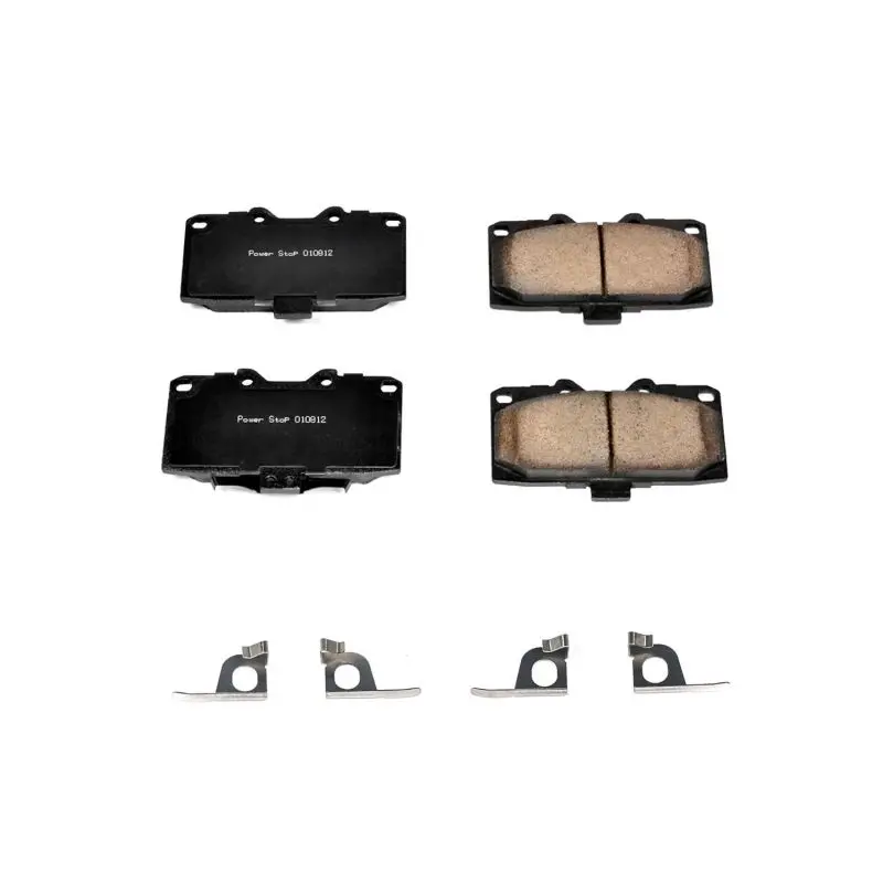 Power Stop 06-07 Subaru Impreza Front Z17 Evolution Ceramic Brake Pads W/Hardware 1