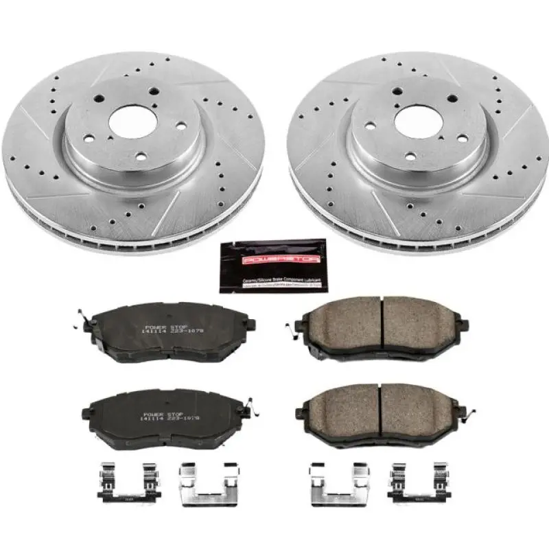 Power Stop 06-07 Subaru B9 Tribeca Front Z23 Evolution Sport Brake Kit 1