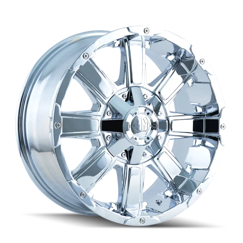 Mayhem Chaos Chrome 20X9 Wheel – 8X165.1 Bolt Pattern, -12Mm Offset, 130.8Mm Hub Bore 1
