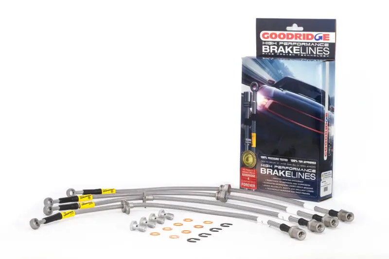 Goodridge 02-07 Subaru Wrx/Sti Brake Line Kit 1