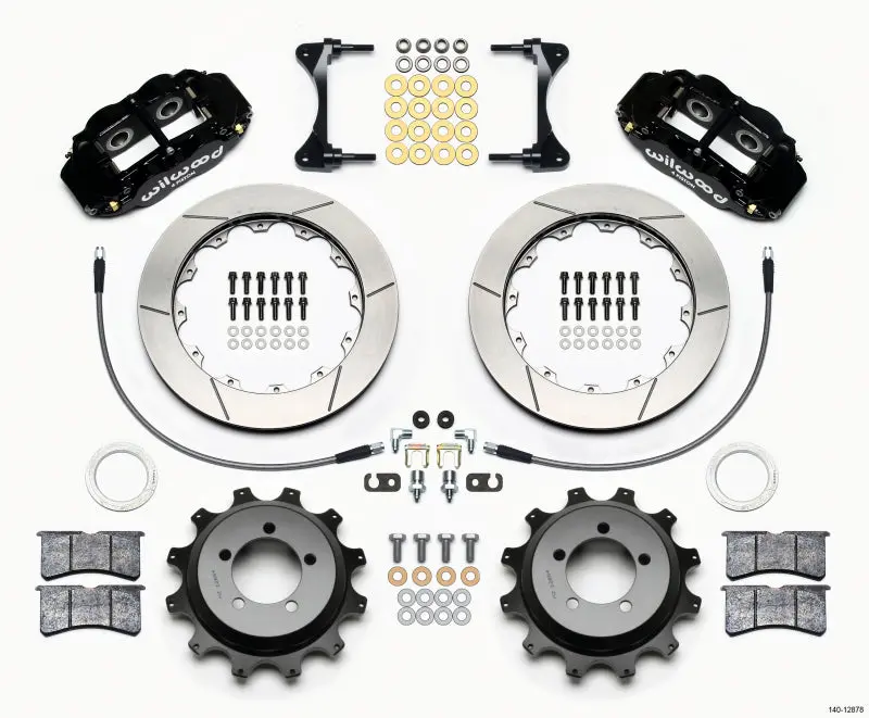 Wilwood Narrow Superlite 4R Rear Kit 12.88In 99-05 Wrx / 99-07 Impreza 1