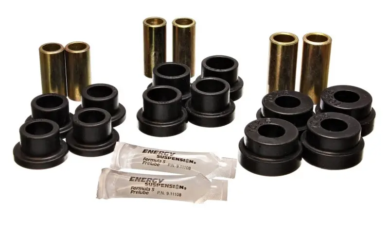 Energy Suspension 64-75 Bmw 2002 Black Front Control Arm Bushing Set 1