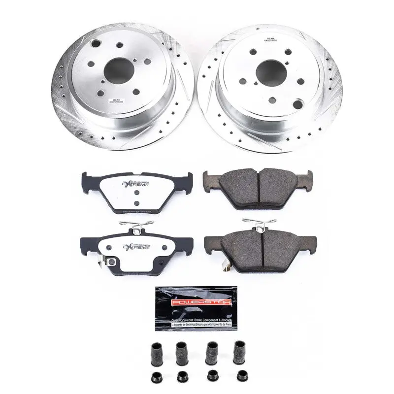 Power Stop 2021 Subaru Wrx Rear Z26 Street Brake Kit 1