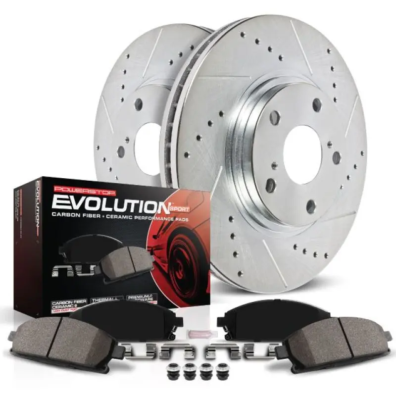 Power Stop 06-07 Subaru B9 Tribeca Rear Z23 Evolution Sport Brake Kit 2