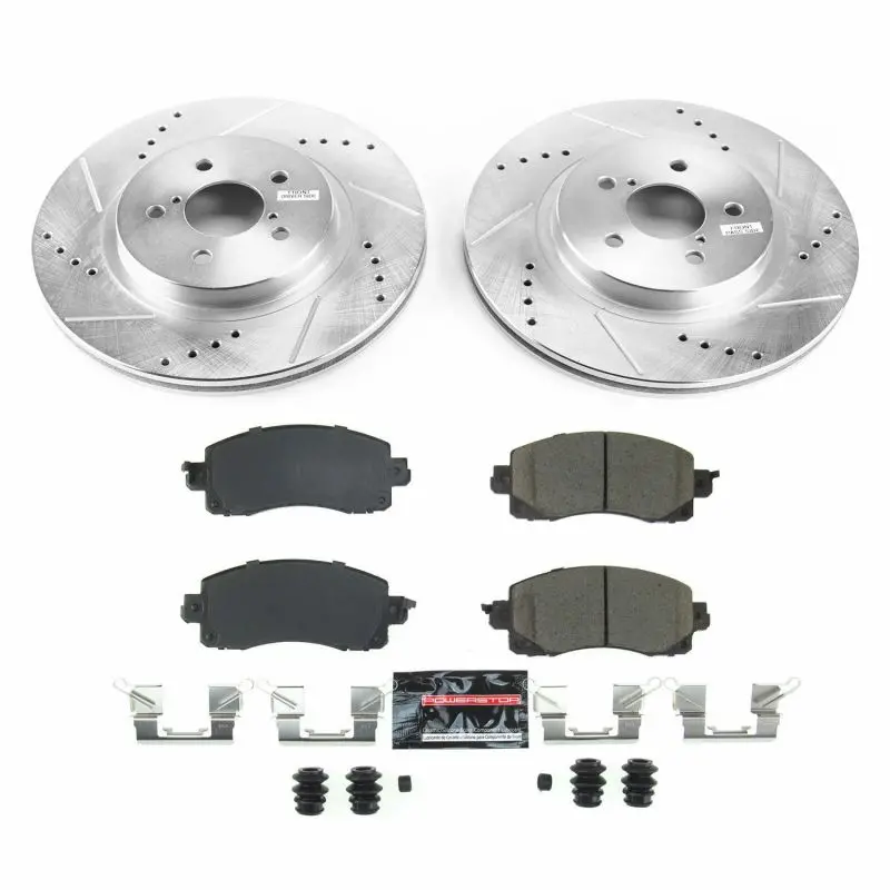Power Stop 18-19 Subaru Crosstrek Front Z23 Evolution Sport Brake Kit 1