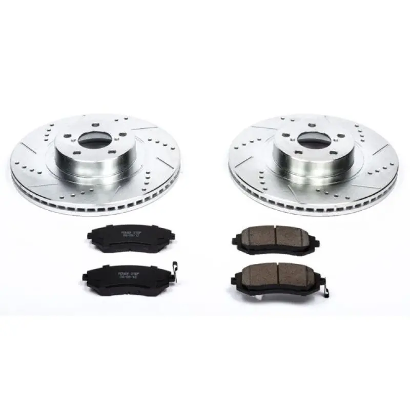Power Stop 04-06 Subaru Baja Front Z23 Evolution Sport Brake Kit 1