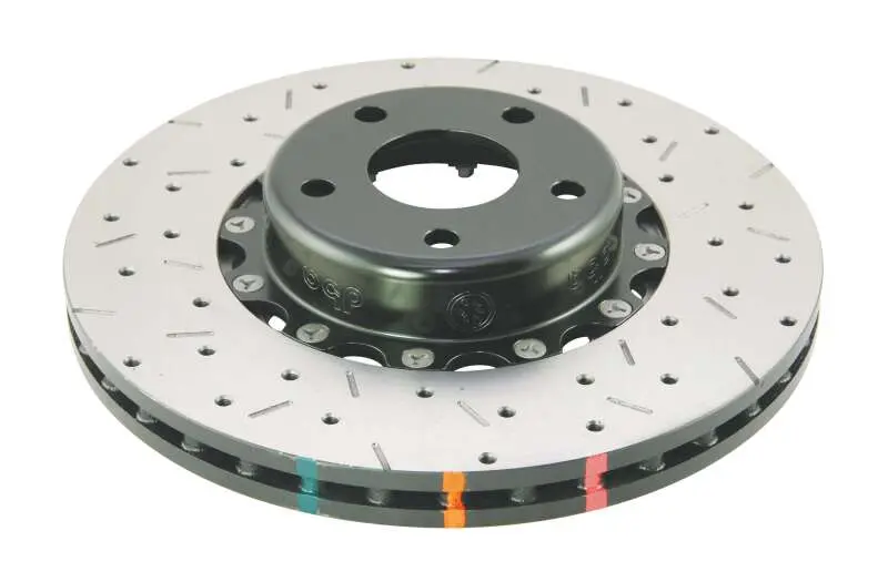 Dba 02-10 Wrx / 13+ Fr-S / 13+ Brz Premium Front Drilled & Slotted 5000 Series Rotor W/ Black Hat 1