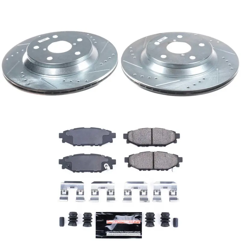 Power Stop 2024 Subaru Impreza Rear Z23 Evolution Brake Kit 1