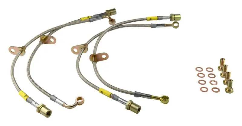Goodridge 13-16 Scion Fr-S/Subaru Brz Stainless Steel Brake Line Kit 1