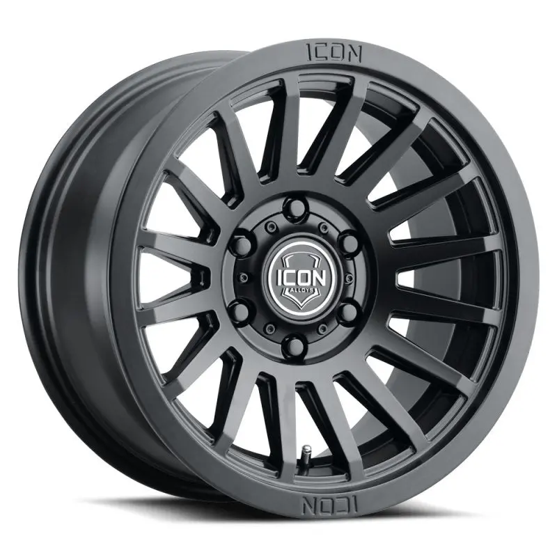 Icon Recon Slx 17X8.5 6X5.5 Bp 0Mm Offset 4.75In Bs 106.1Mm Bore Satin Black Wheel 1