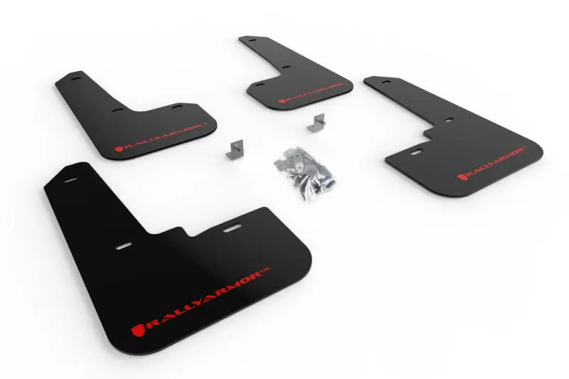 Rally Armor 20-25 Subaru Legacy Black Ur Mud Flap W/Red Logo 1